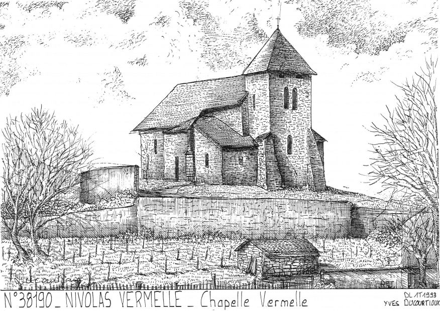 N 38190 - NIVOLAS VERMELLE - chapelle vermelle